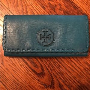 Tory Burch Marion océano wallet